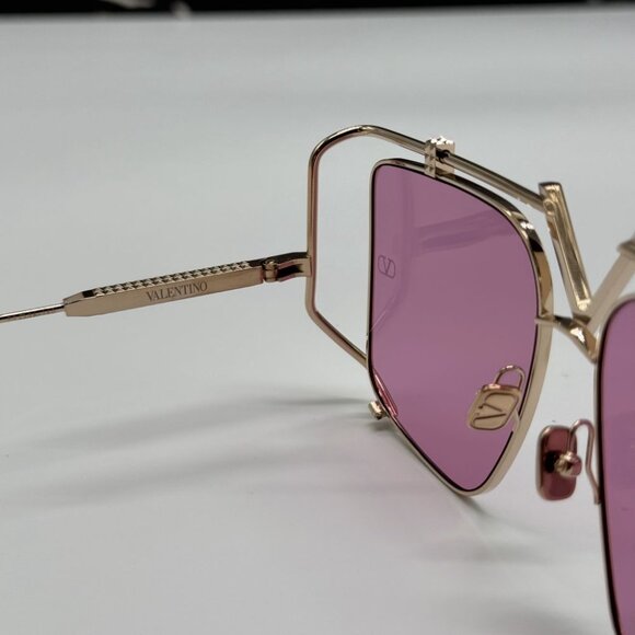 NEW VALENTINO V-LIGHT PINK WOMEN SUNGLASSES VALENTINO VLS-116C PINK main image 12